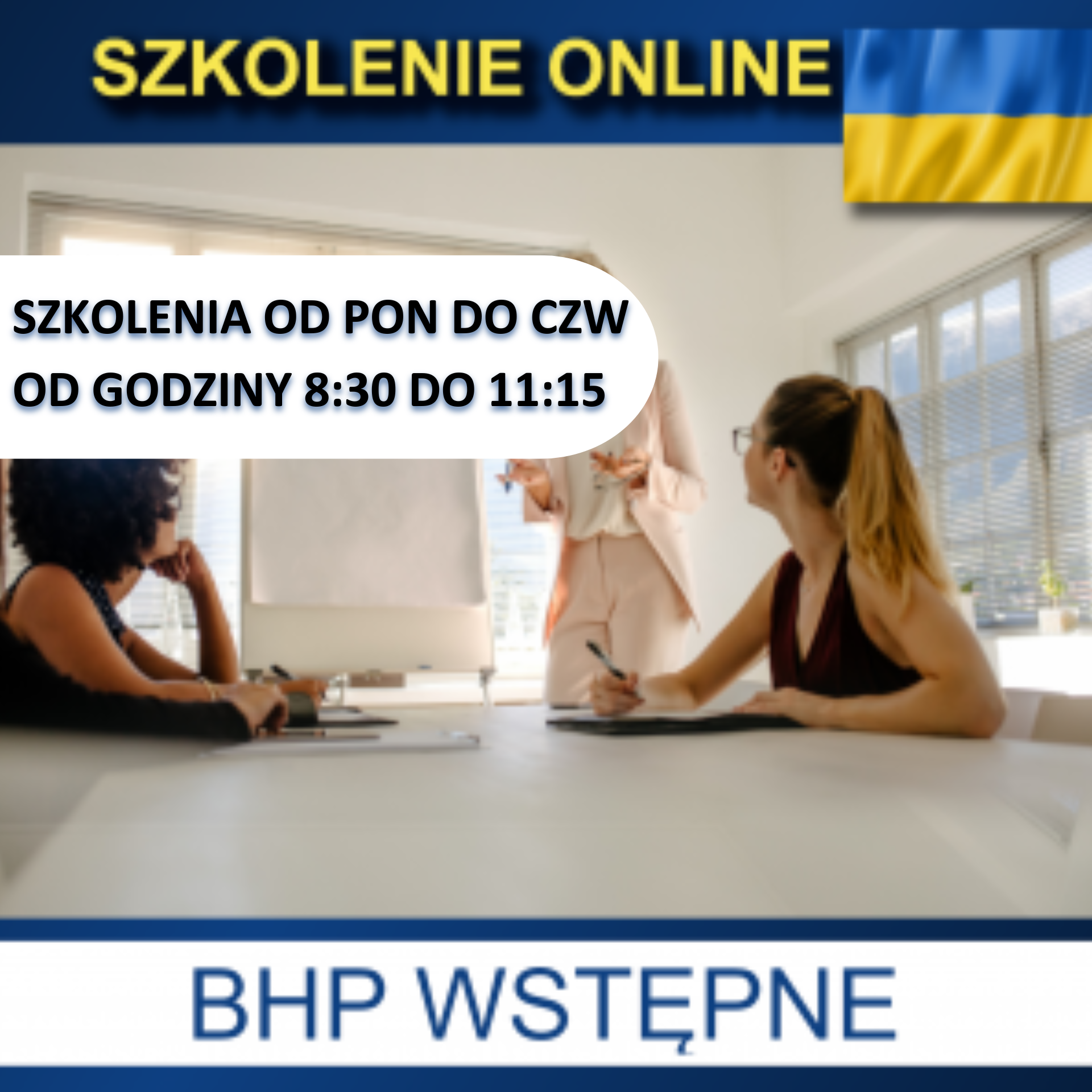 Wstępne Szkolenie BHP dla osób kierujących innymi pracownikami_ menedżerów, mistrzów brygadzistów, liderów UKRAINE