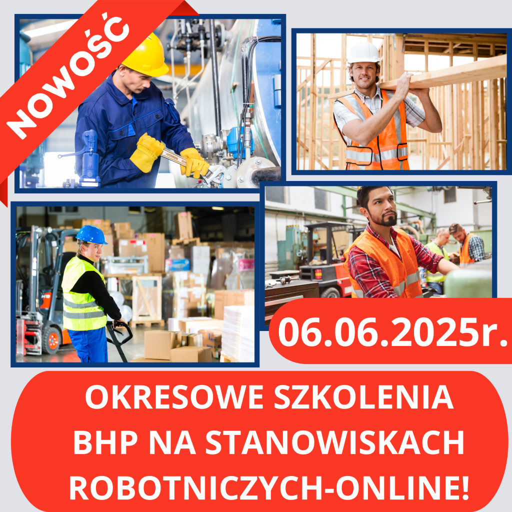 Okresowe szkolenie BHP dla pracowników na stanowiskach robotniczych